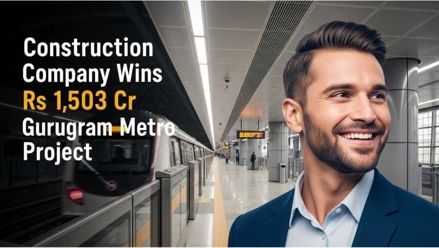 Construction Stock Won 1503Cr Order Of Metro
